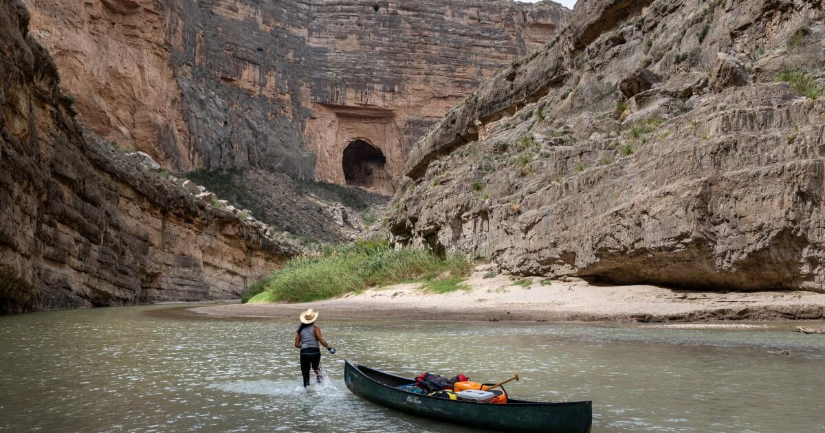 Le parc Big Bend du Texas est doté de barrières frontalières que certains alliés de Trump n'aiment pas