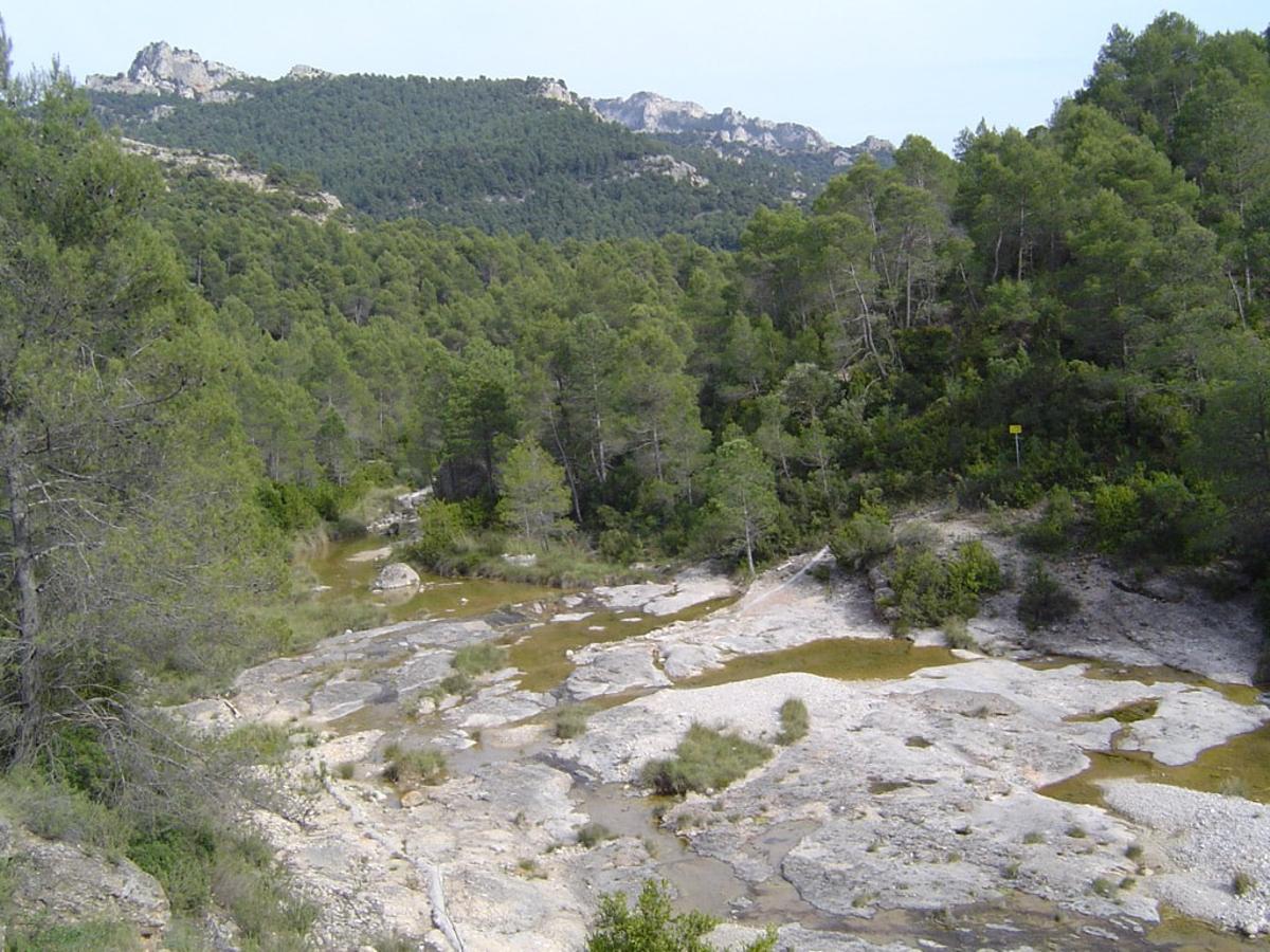 Beaucoup de rivières méditerranéennes permanentes sans eau pendant la majeure partie de l'année