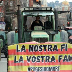 Les agriculteurs catalanes produisent seuls des aliments suffisants pour réduire à 49% la population.
