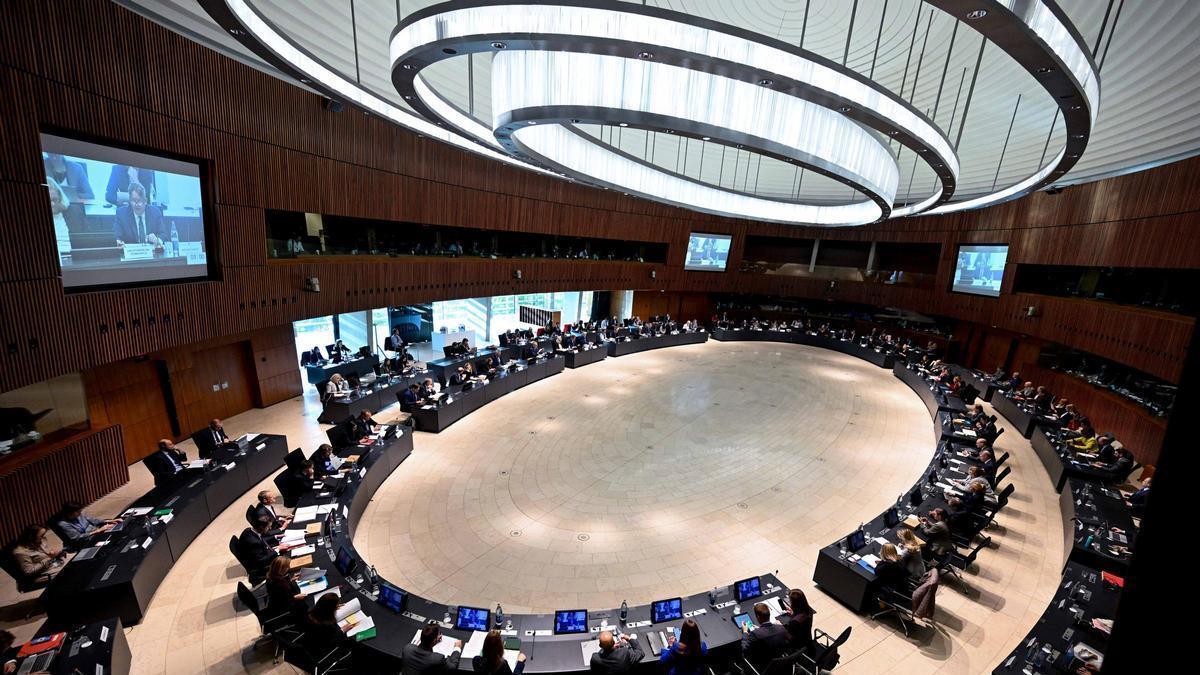 Los ministros de Medio Ambiente, Clima y Energía de la Unión Europea, reunidos en Luxemburgo.