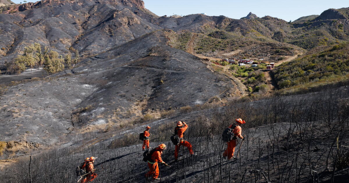Seulement 8 ans après Woolsey, un nouvel incendie s'allume dans sa cicatrice de brûlure